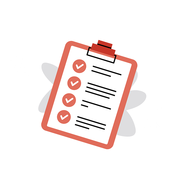 illustration of clipboard with checklist
